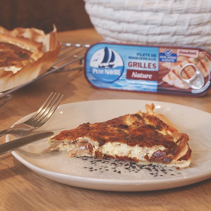 Quiche aux maquereaux